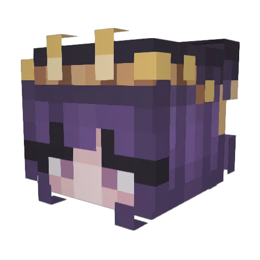 ItzDiamondzy Minecraft avatar head, 3D render