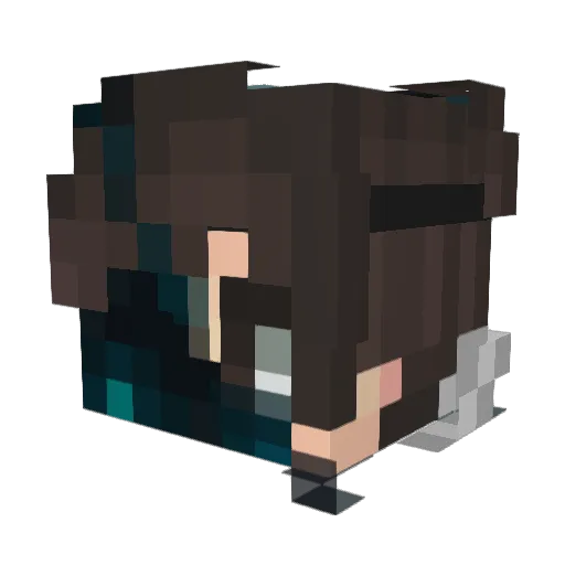 ItzDillon Minecraft avatar head, 3D render
