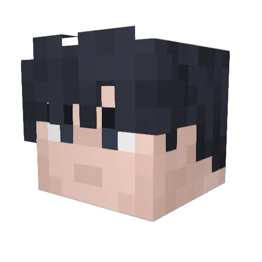 ItzDillzzy Minecraft avatar head, 3D render