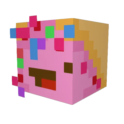 ItzDonut_ Minecraft avatar head, 3D render