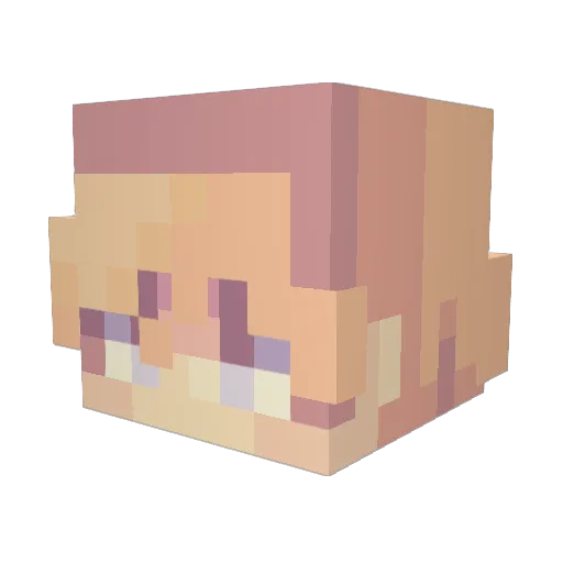 ItzDxveJr Minecraft avatar head, 3D render