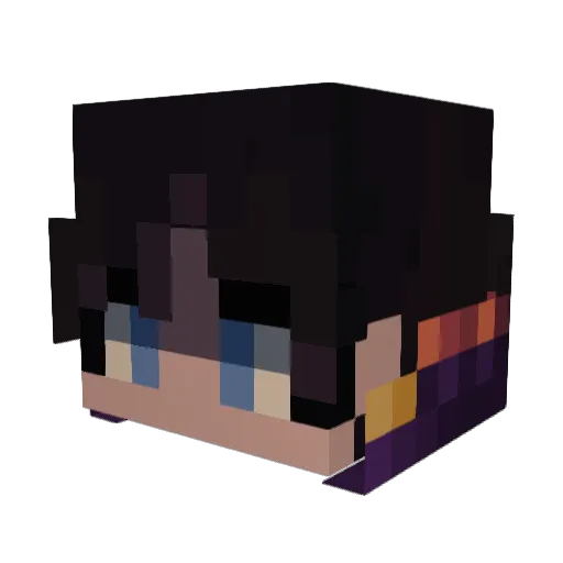 ItzEdwardM Minecraft avatar head, 3D render