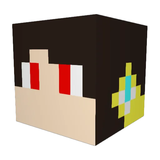 ItzEdwin Minecraft avatar head, 3D render