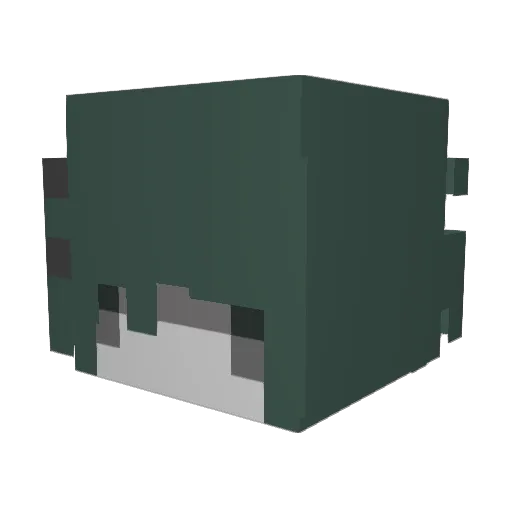 ItzEliii Minecraft avatar head, 3D render