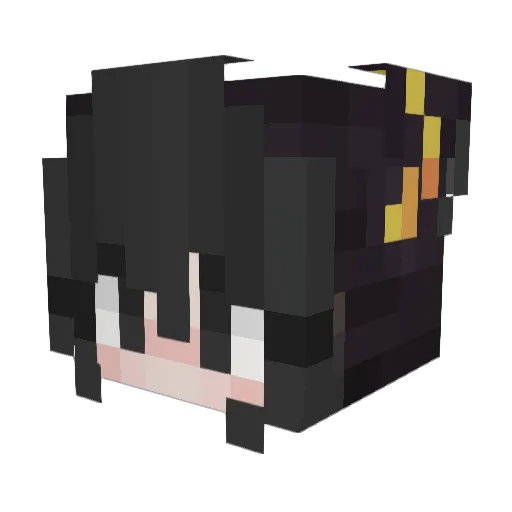 ItzElvin Minecraft avatar head, 3D render