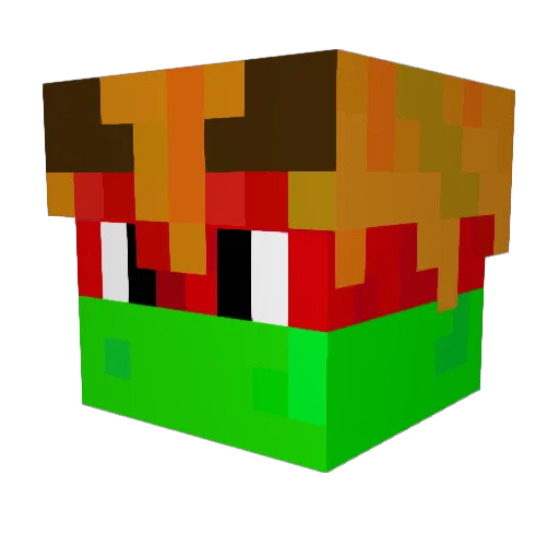 ItzEmilioPRO22 Minecraft avatar head, 3D render