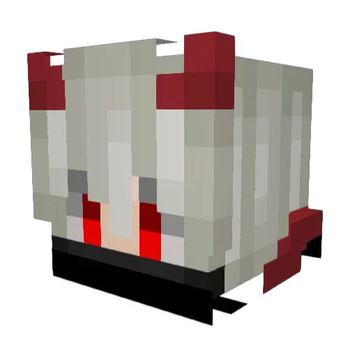ItzExo123 Minecraft avatar head, 3D render