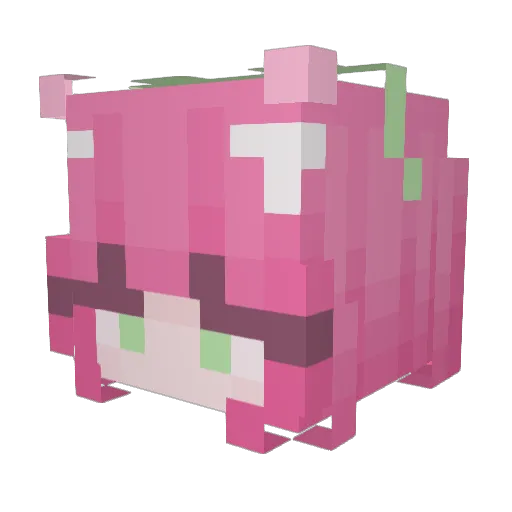 ItzFaith Minecraft avatar head, 3D render