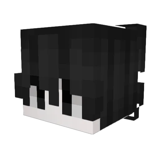 ItzFakeLove Minecraft avatar head, 3D render