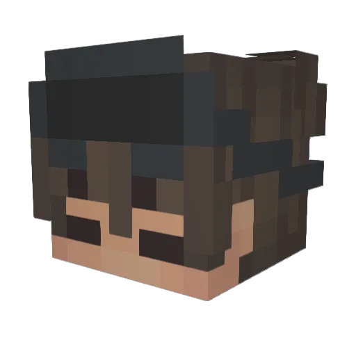 ItzFeather__ Minecraft avatar head, 3D render
