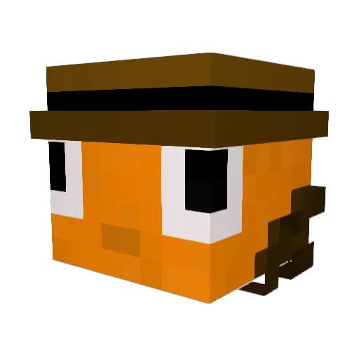 ItzFisho Minecraft avatar head, 3D render