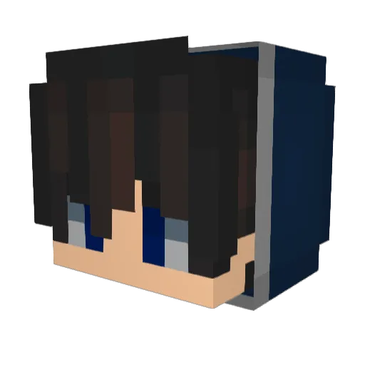 ItzFloat Minecraft avatar head, 3D render