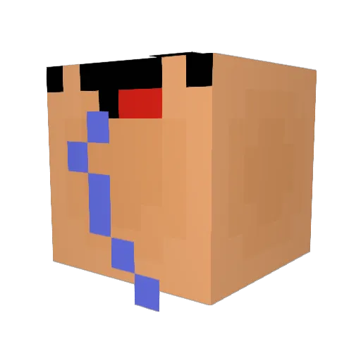 ItzFlow Minecraft avatar head, 3D render