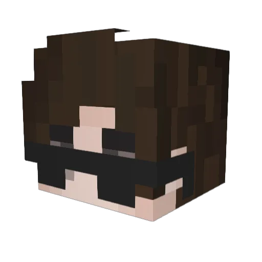 ItzFytch Minecraft avatar head, 3D render