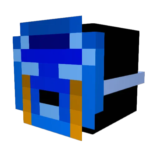 ItzGamen Minecraft avatar head, 3D render