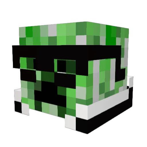 ItzHobo Minecraft avatar head, 3D render
