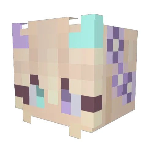 ItzHopeOmg Minecraft avatar head, 3D render