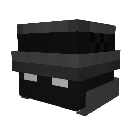 ItzHuesos Minecraft avatar head, 3D render