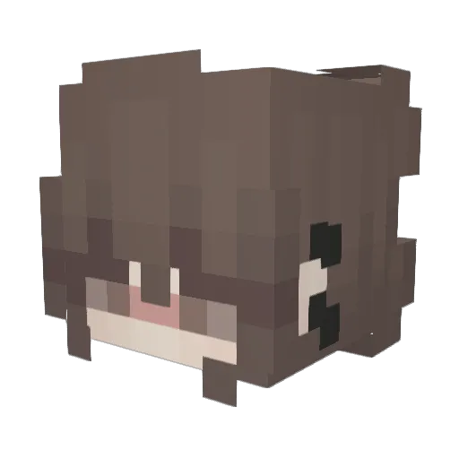 ItzHyacinth Minecraft avatar head, 3D render