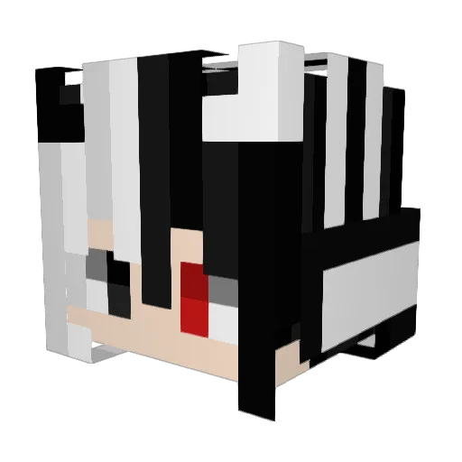 ItzIntruderXD Minecraft avatar head, 3D render