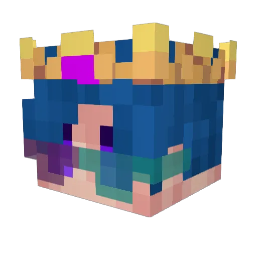 ItzIsaiahNow Minecraft avatar head, 3D render