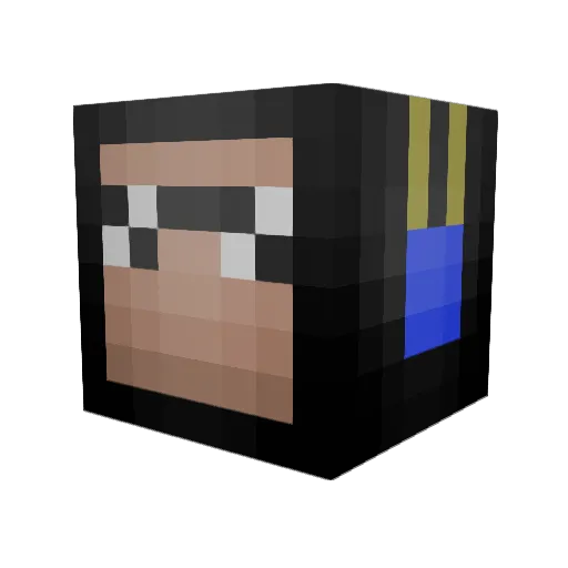 ItzJ0n3s Minecraft avatar head, 3D render