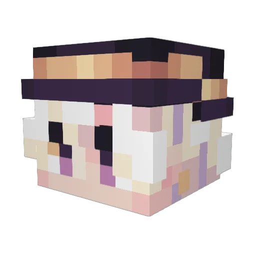 ItzJaxyy Minecraft avatar head, 3D render