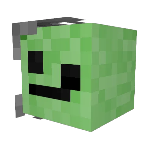 ItzJerryGR Minecraft avatar head, 3D render