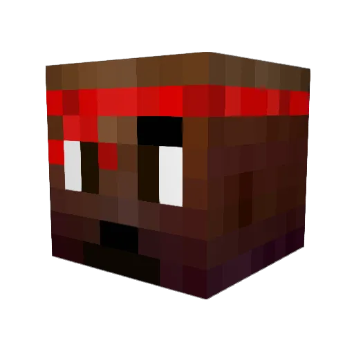 ItzJezza1 Minecraft avatar head, 3D render