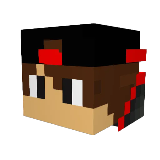 ItzJonah Minecraft avatar head, 3D render