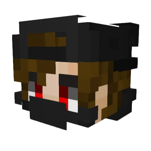 ItzJoseJox Minecraft avatar head, 3D render