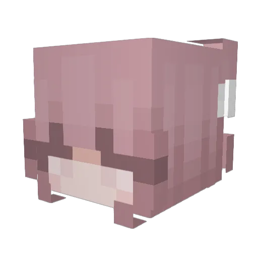 ItzJuliaaa Minecraft avatar head, 3D render
