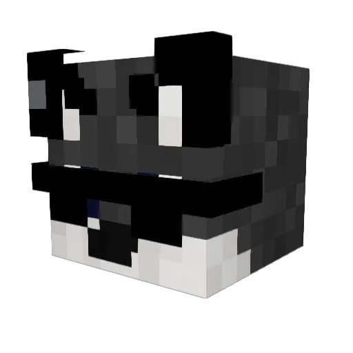 ItzJusJay Minecraft avatar head, 3D render