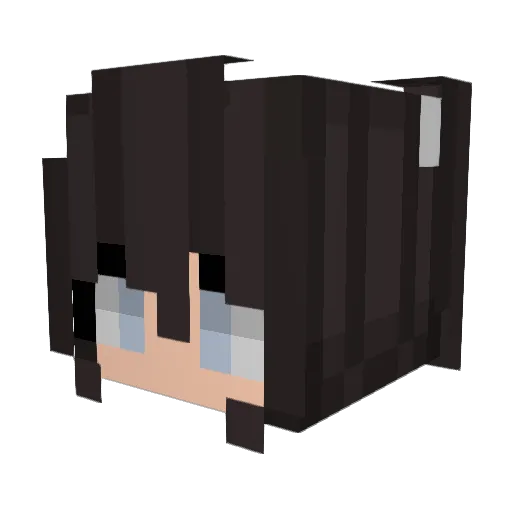 ItzJuzy Minecraft avatar head, 3D render