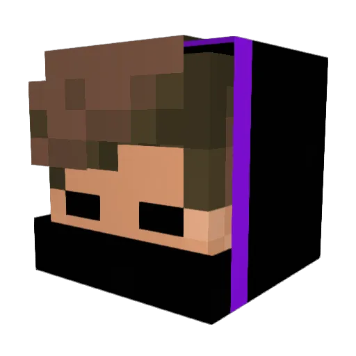 ItzKaliz Minecraft avatar head, 3D render