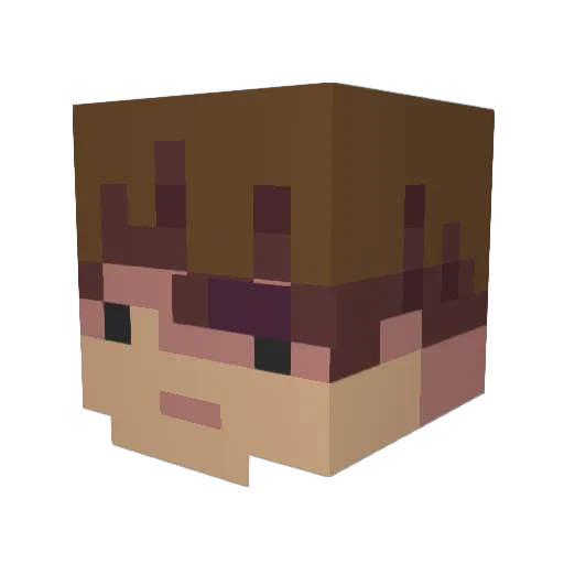 ItzKeanu_ Minecraft avatar head, 3D render