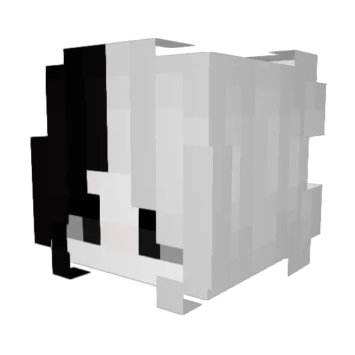 ItzKely Minecraft avatar head, 3D render