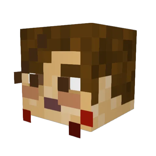 ItzKilluhh Minecraft avatar head, 3D render
