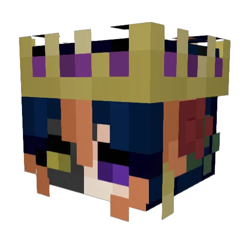 ItzKlyde Minecraft avatar head, 3D render