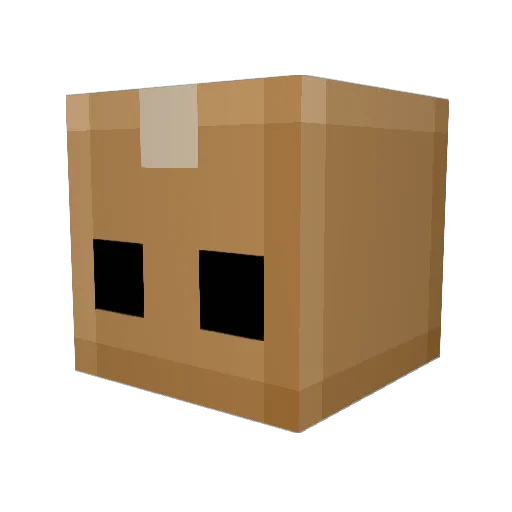 ItzKnoxGG Minecraft avatar head, 3D render