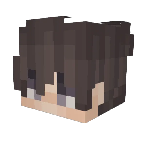 ItzKorsyy Minecraft avatar head, 3D render