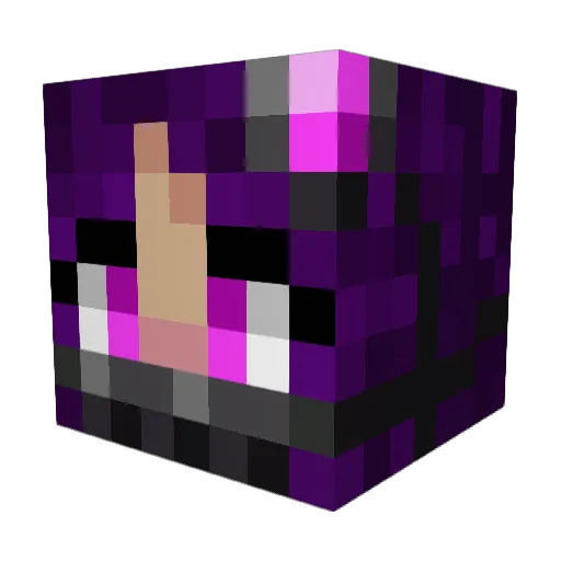ItzKris1 Minecraft avatar head, 3D render