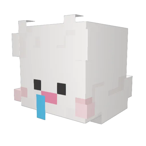 ItzL0VE Minecraft avatar head, 3D render