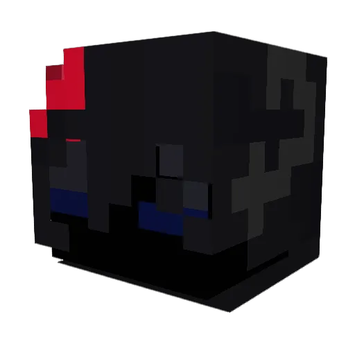 ItzLAGBOI Minecraft avatar head, 3D render