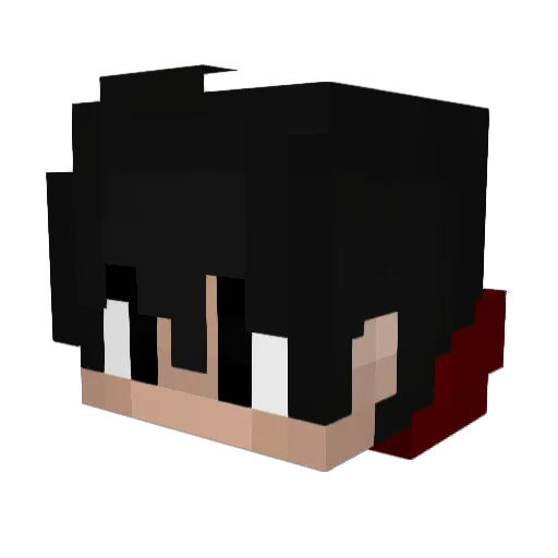 ItzLazarz Minecraft avatar head, 3D render