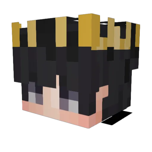 ItzLemur Minecraft avatar head, 3D render