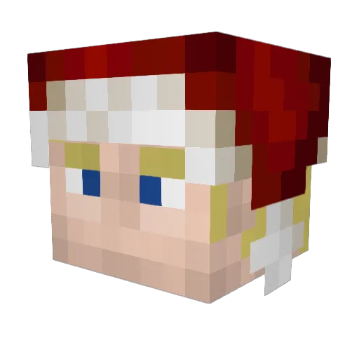 ItzLewisGaming Minecraft avatar head, 3D render