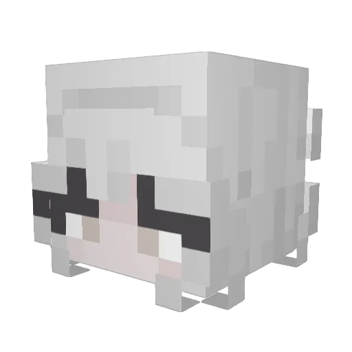 ItzLorwyn Minecraft avatar head, 3D render