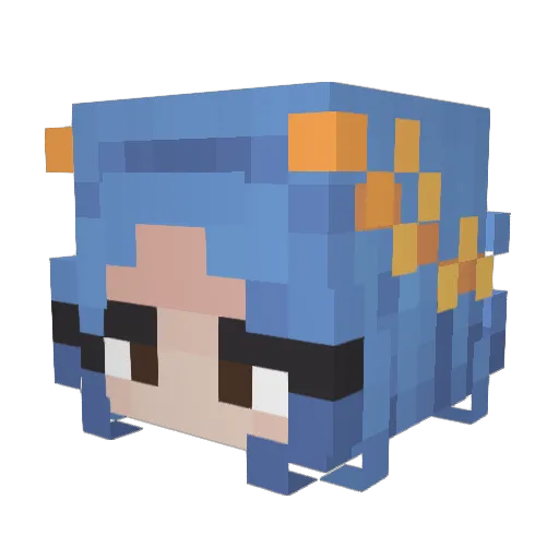 ItzLorwyn_PvP Minecraft avatar head, 3D render