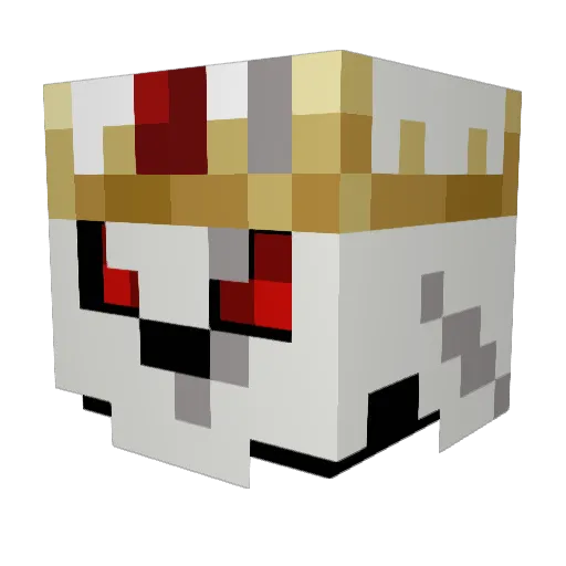 ItzLucaz Minecraft avatar head, 3D render